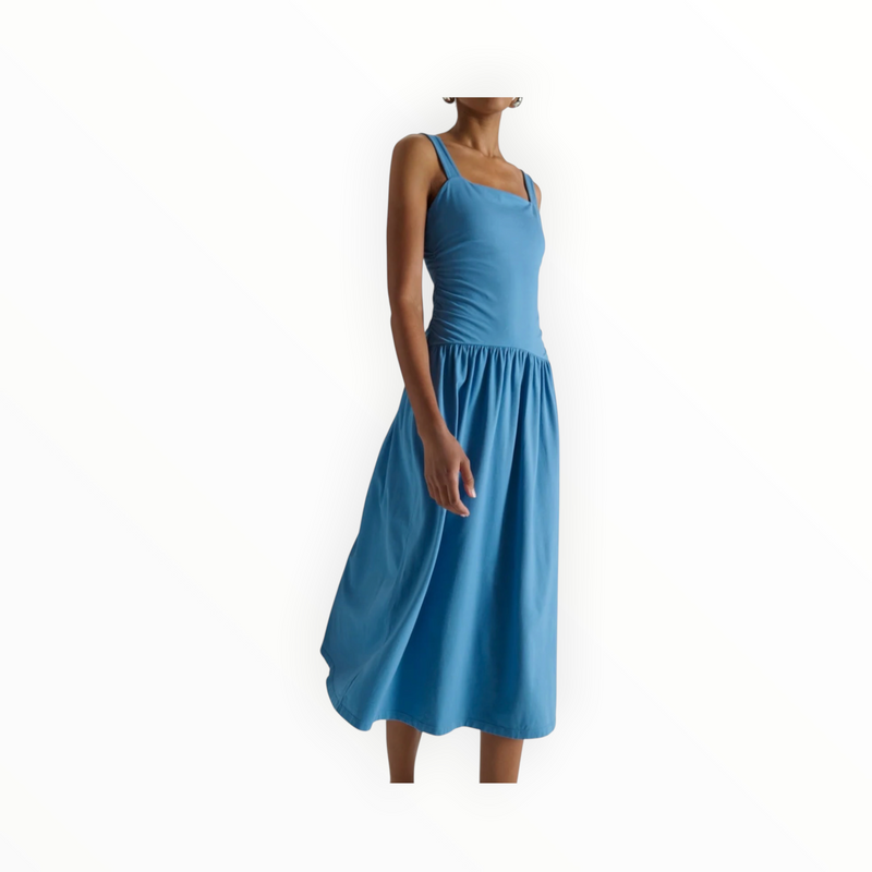 Nation Ltd Jennie Midi Dress - Indigo