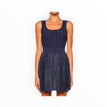 SIMKHAI Ellis Knit Lace Mini Dress - Midnight