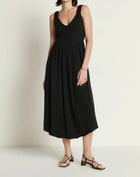 Nation Ltd Celine Midi Dress - Jet Black