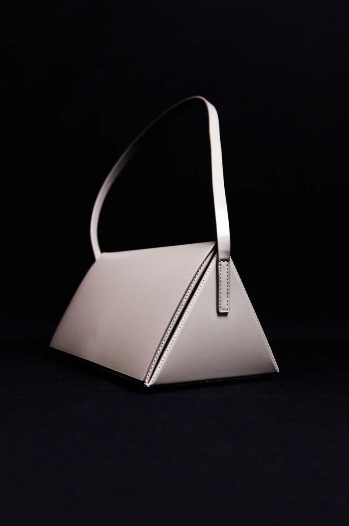 St. Agni Triangle Origami Shoulder Bag - Slate