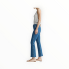 DL1961 Bridget Boot Instasculpt™ High Rise Crop Jeans - Spring Showers