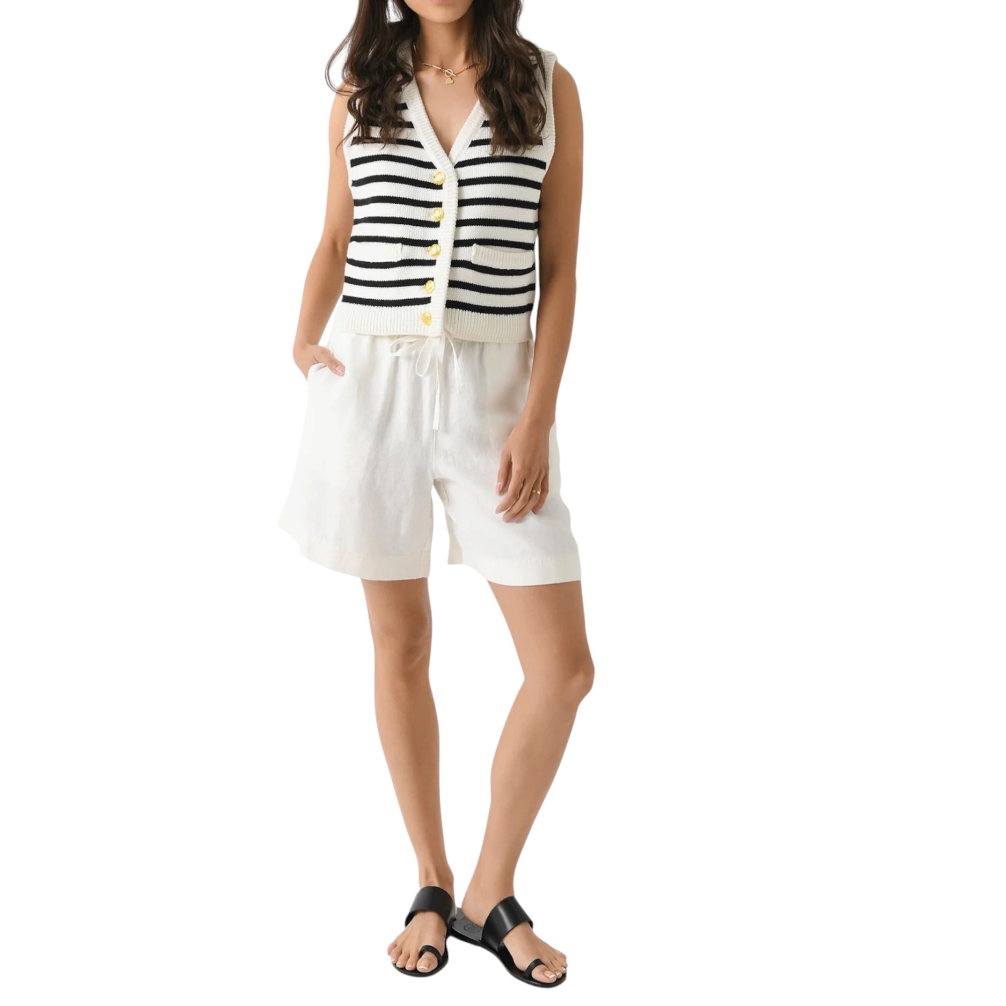Vince Hemp Pull-On Short - Off White