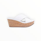 Chocolate Blu Winner Wedge - Patent White