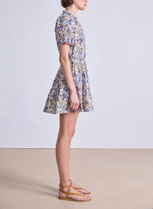 Apiece Apart Las Almas Dress - Batik Floral Cream