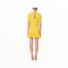 Tara Jarmon Josie in a Frothy Crepe Skirt - Yellow