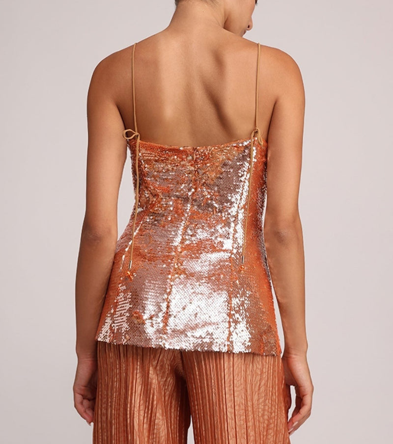 Sabina Musayev Mackenzie Top - Copper