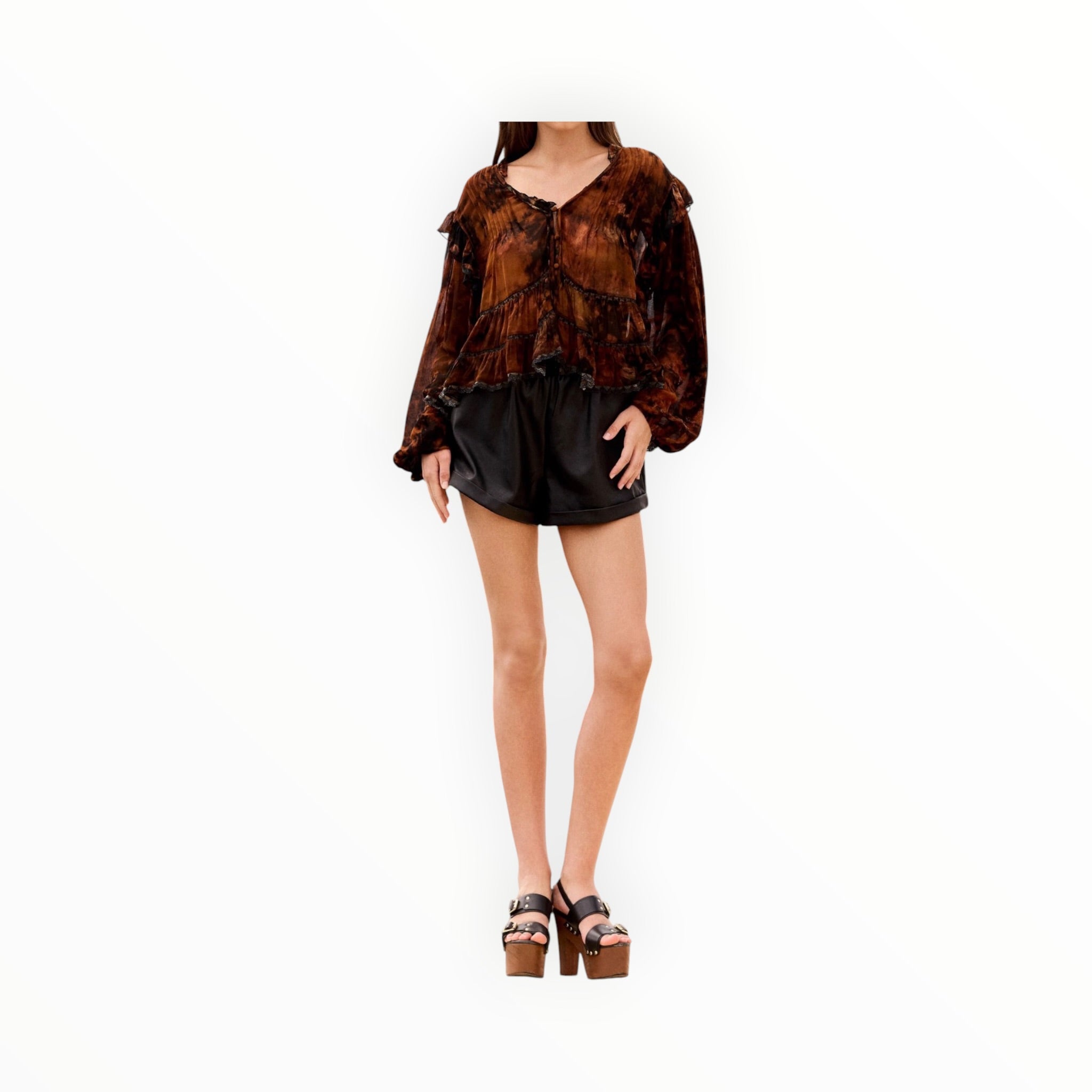 Mes Demoiselles Paris Llaollao Blouse - Red