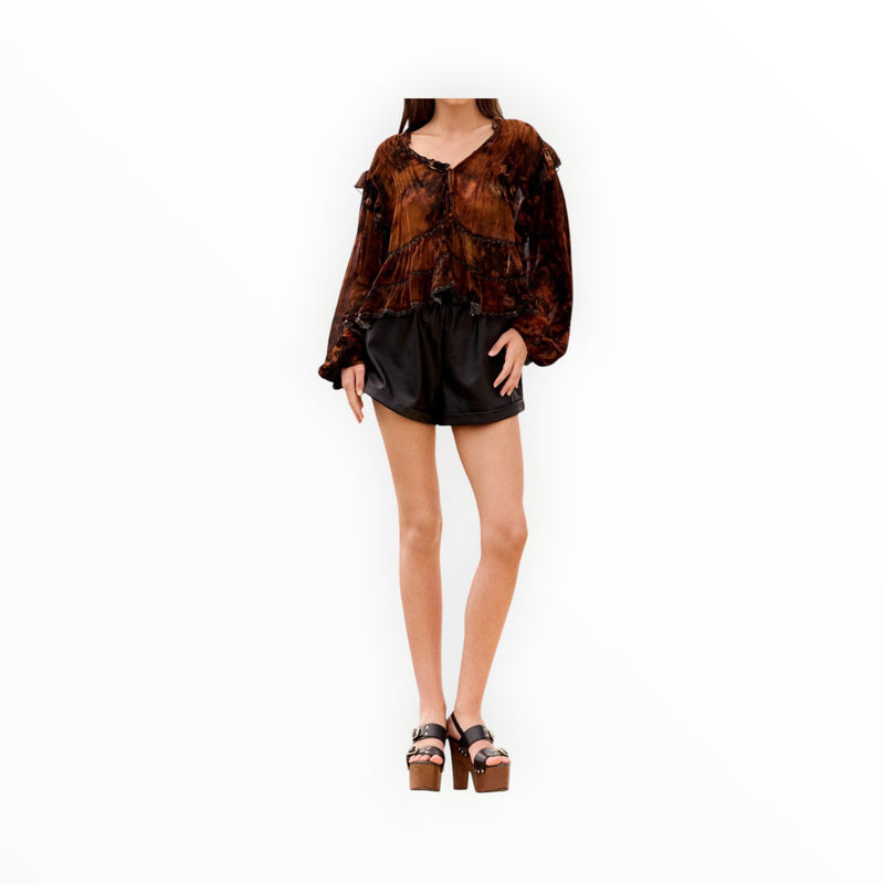Mes Demoiselles Paris Llaollao Blouse - Red