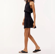 Bella Dahl Smocked Waist Halter Dress - Black