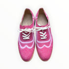 Esquival Handpainted Wingtip - Fuchsia