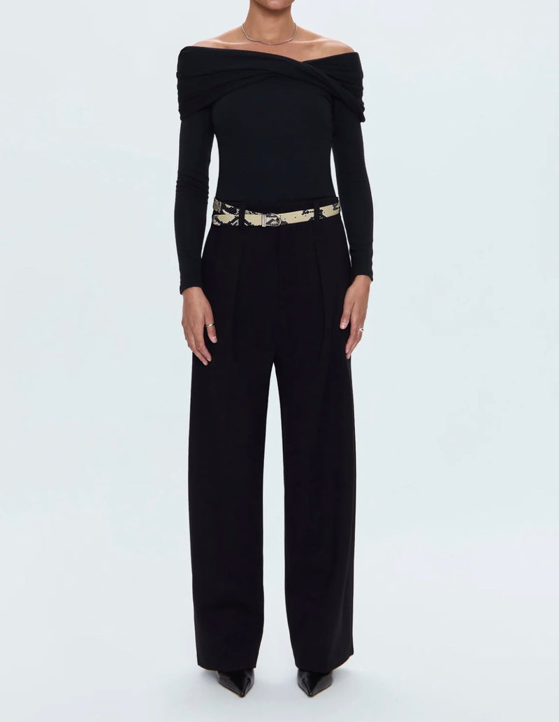 Pistola Eden Pleated Barrel Trouser  - Night Out