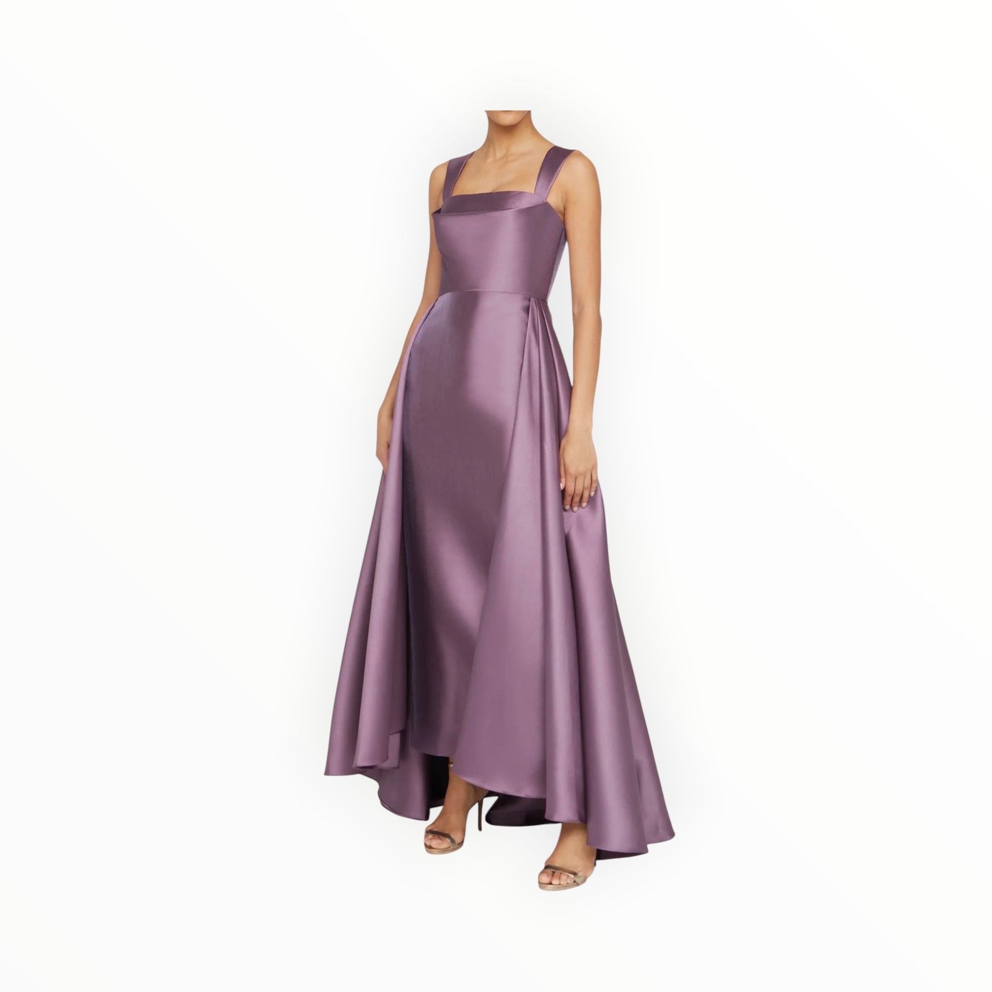 THEIA Zendaya Mikado Gown - Chrome Lavender