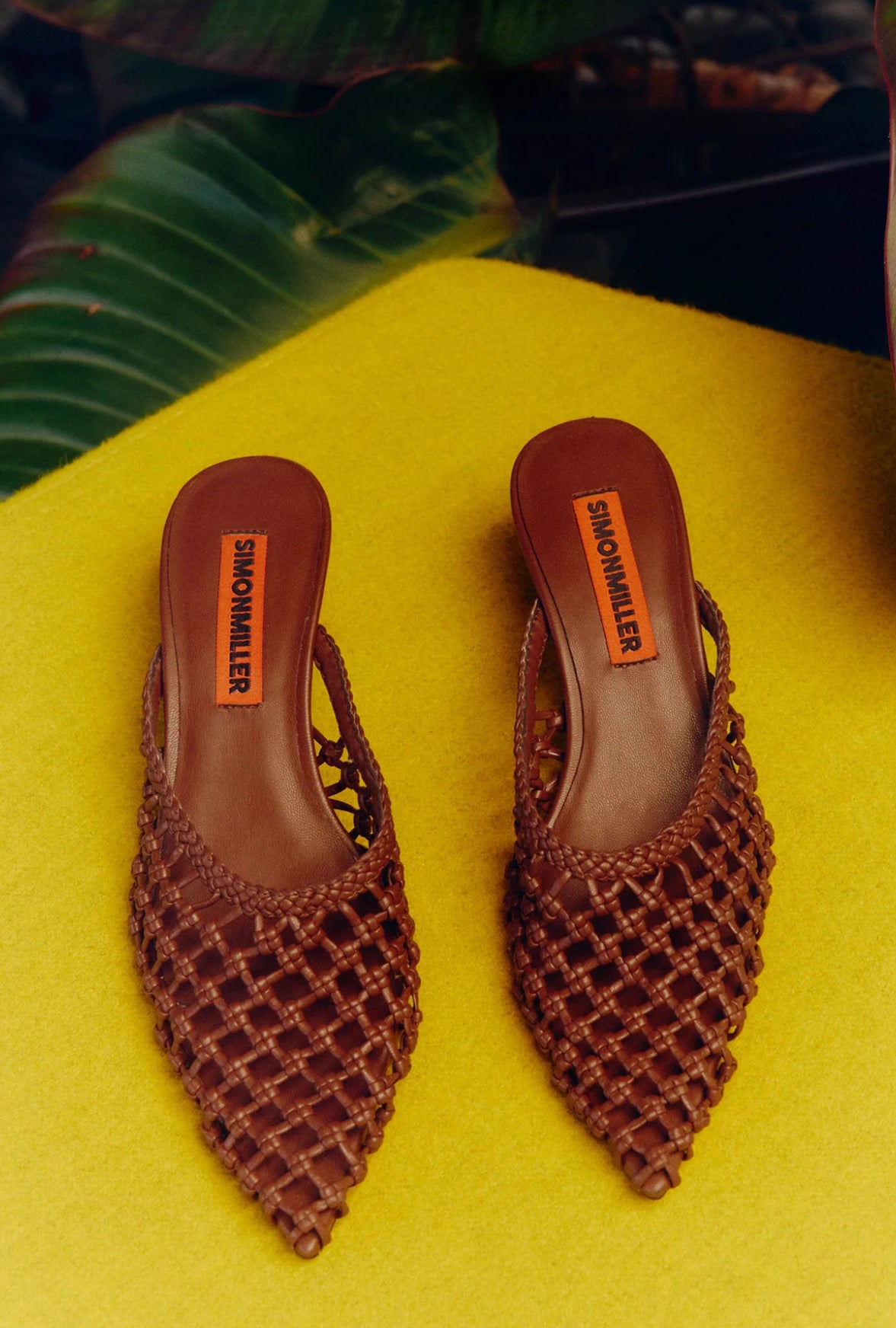 Simon Miller Knotted Gala Mule - Chocolate