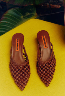 Simon Miller Knotted Gala Mule - Chocolate