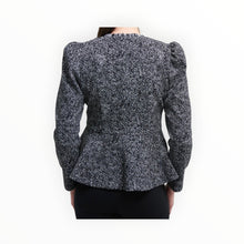 Joseph Ribkoff Jacquard Blazer - Black/White