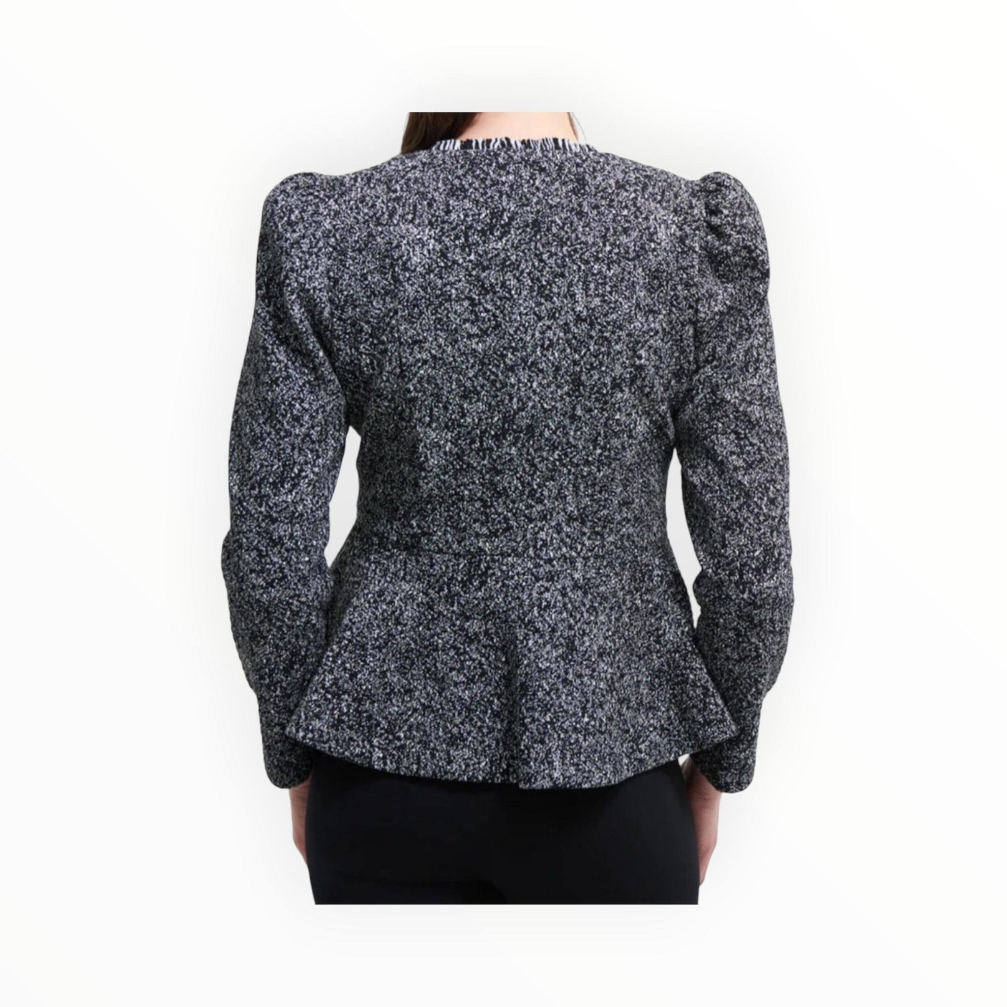 Joseph Ribkoff Jacquard Blazer - Black/White