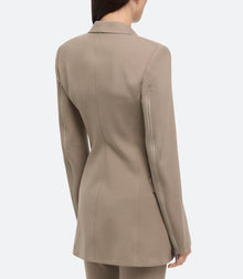 Helmut Lang Waisted Blazer - Taupe
