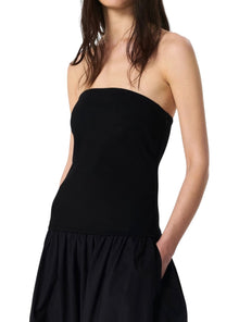rag & bone Irina Mixed-Media Dress - Black