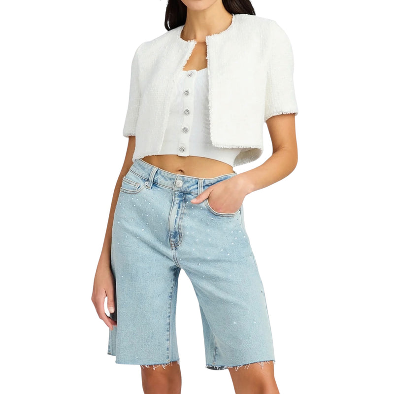 Generation Love Nikki Tweed Jacket - White