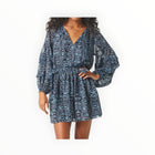 MISA Karlina Dress - Nightshade Flora