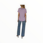 CHRLDR Embroidered Ava V-Neck Tee - Candy Pink