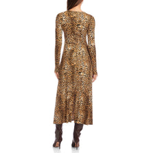 Fifteen Twenty Kourtney Cross-Front Midi Dress