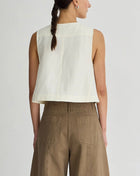 Apiece Apart Godet Tank - Cream