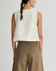 Apiece Apart Godet Tank - Cream