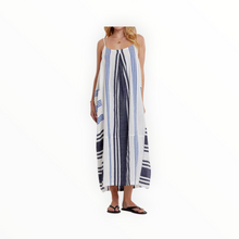 lemlem Nia Slip Dress - Marina Blue