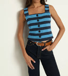 Nation Ltd Joni Tank - Rugby Stripe