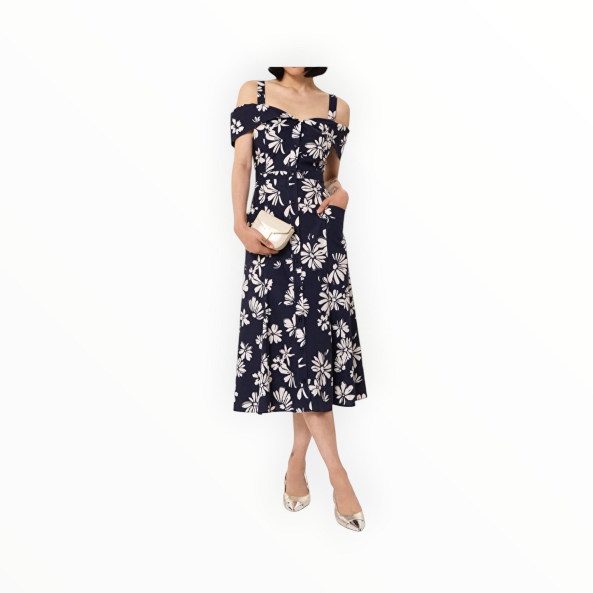Tara Jarmon Raquelita Dress - Midnight Blue
