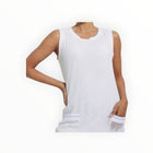 Joseph Ribkoff Mesh Overlay Dress - White