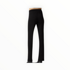 ecru Courtlandt Slim Bootcut Pant - Black