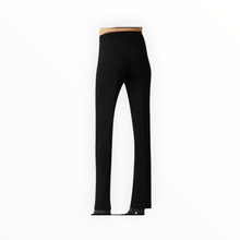 ecru Courtlandt Slim Bootcut Pant - Black