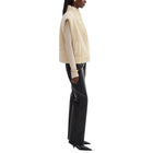 Lamarque Dua Reversible Sherpa Vest - Ecru