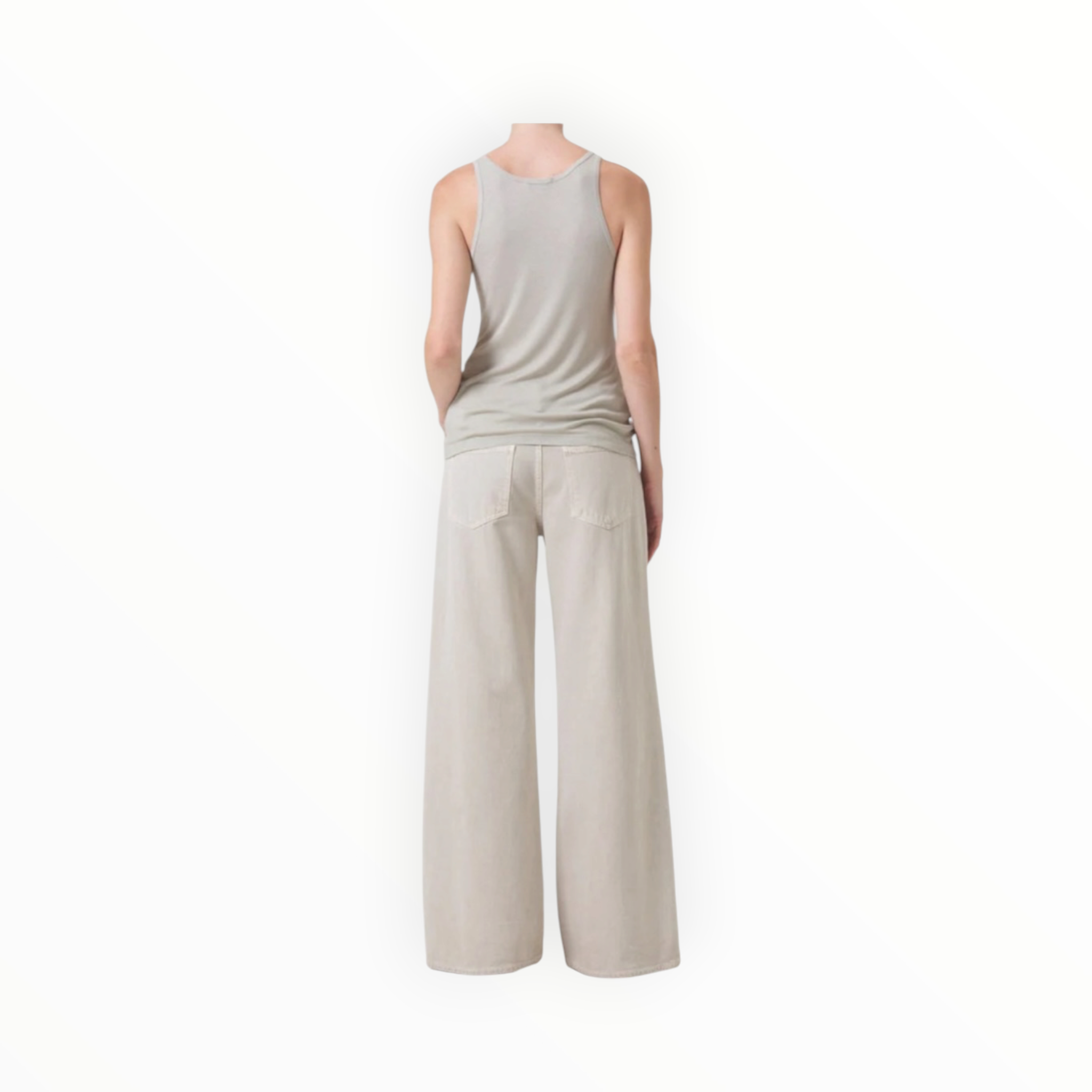 AGOLDE Clara Low Rise - Tusk