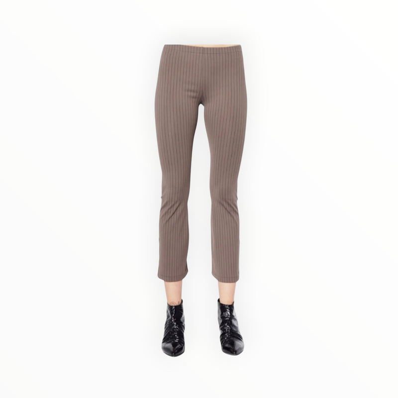 Elaine Kim Tech Stretch Mita Legging - Stripe Chanterelle