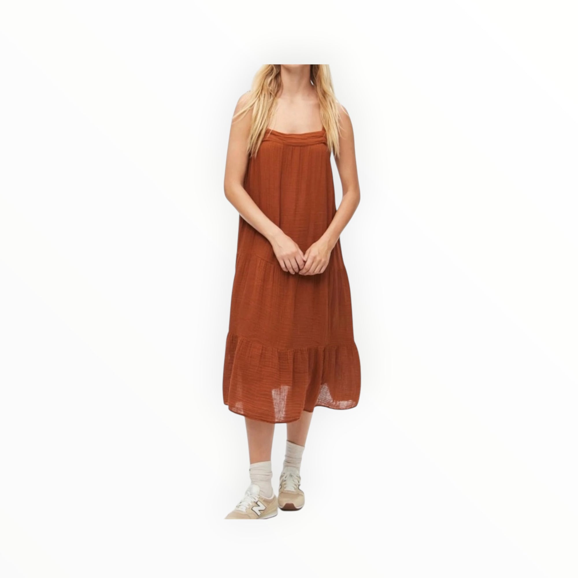 Michael Stars Evie Dress - Rust