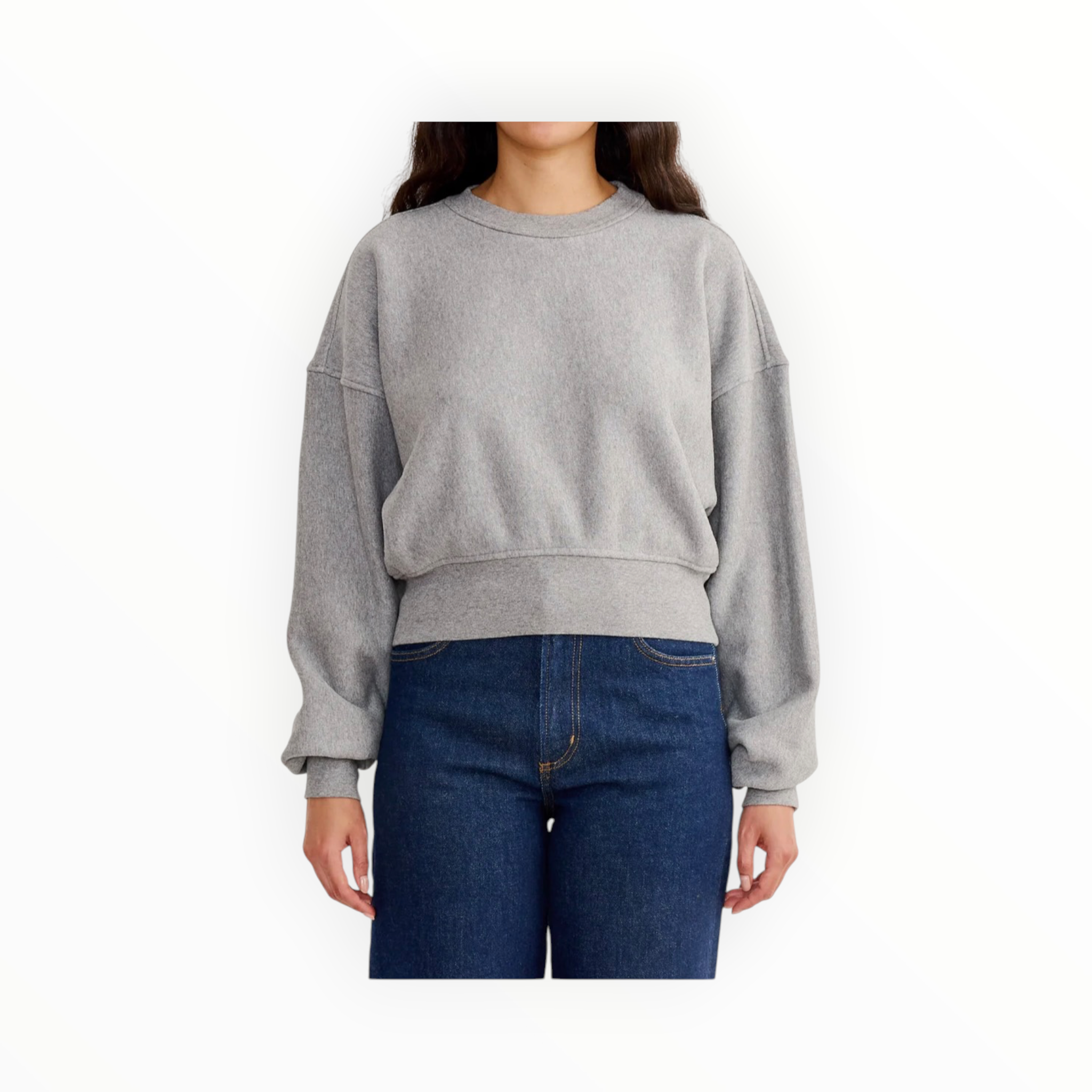 AGOLDE Kit Sweatshirt - Grey Heather