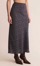 Z Supply Yelena Aspen Floral Maxi Skirt - Java