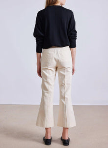 Apiece Apart Rene Flare Trouser - Ecru