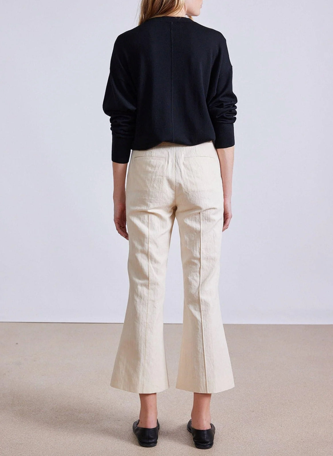 Apiece Apart Rene Flare Trouser - Ecru