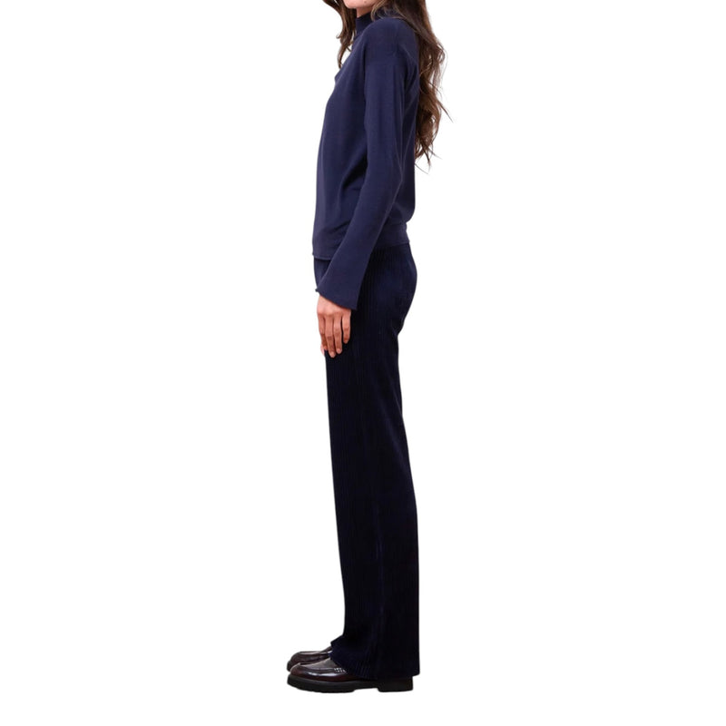 Avenue Montaigne Flavia Corduroy Pant - Navy