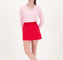 Vieux Jeu Giselle Skirt - Red