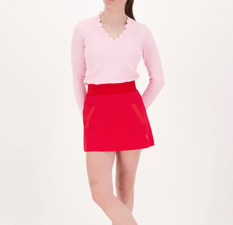 Vieux Jeu Giselle Skirt - Red