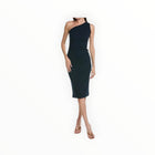 Stateside 2x1 One-Shoulder Midi Dress - Navy