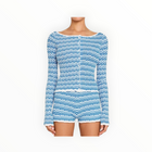 Amanda Uprichard Breezy Cardigan- Blue/White Stripe