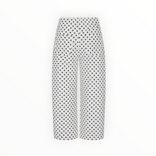Frame The Bow Crop - White Polka Dot