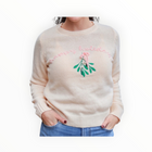 En Saison Mistletoe Holiday Sweater - Cream