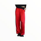 LNA Silky Wide Leg Pant - Red